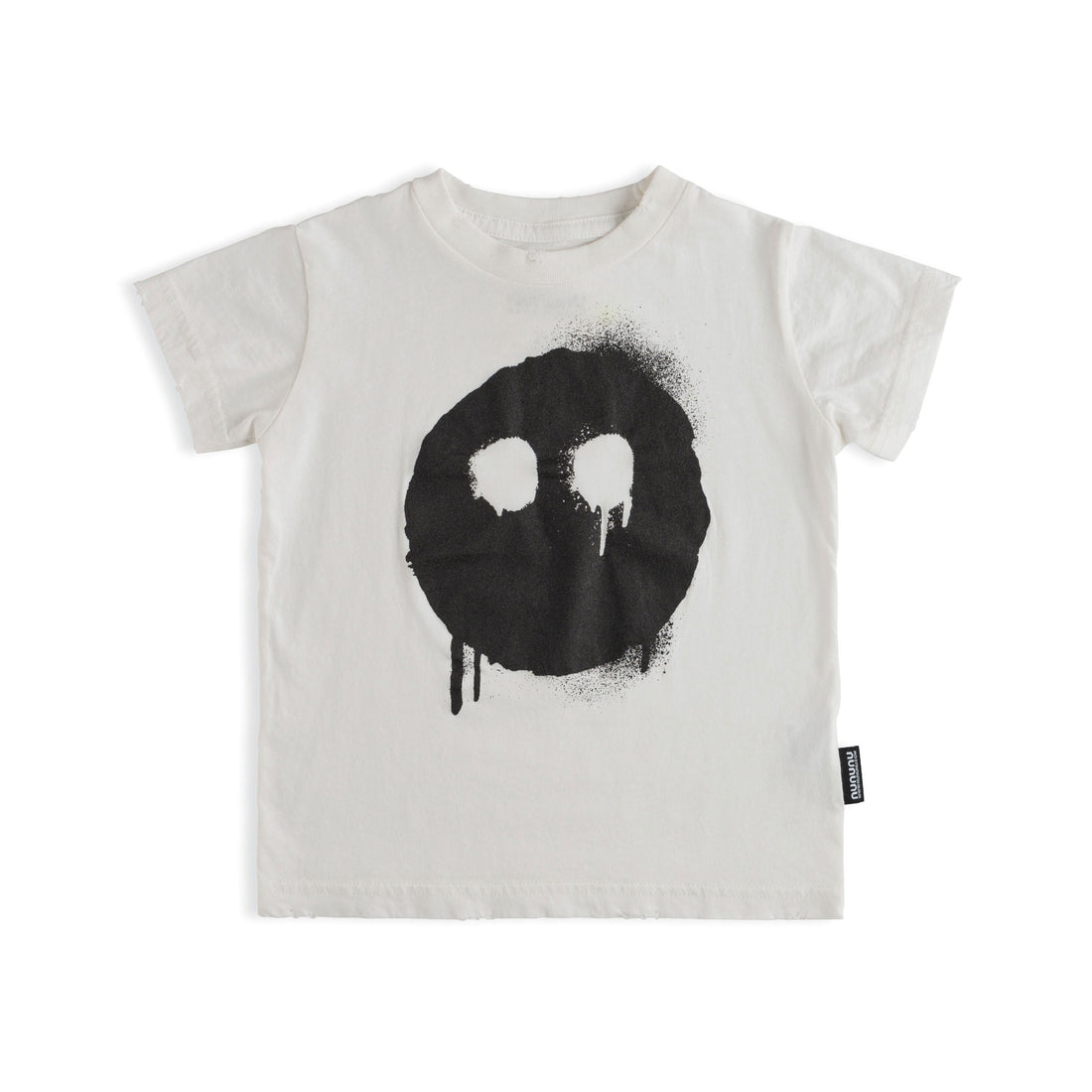 NUNUNU White Melting Mask T-Shirt