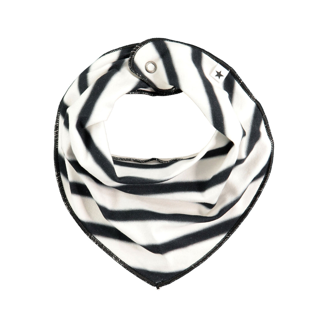 Molo Rainbow Spray Stripe Bib
