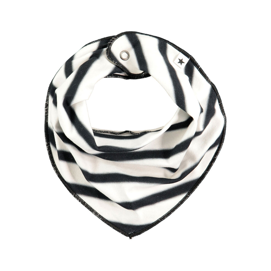 Molo Rainbow Spray Stripe Bib
