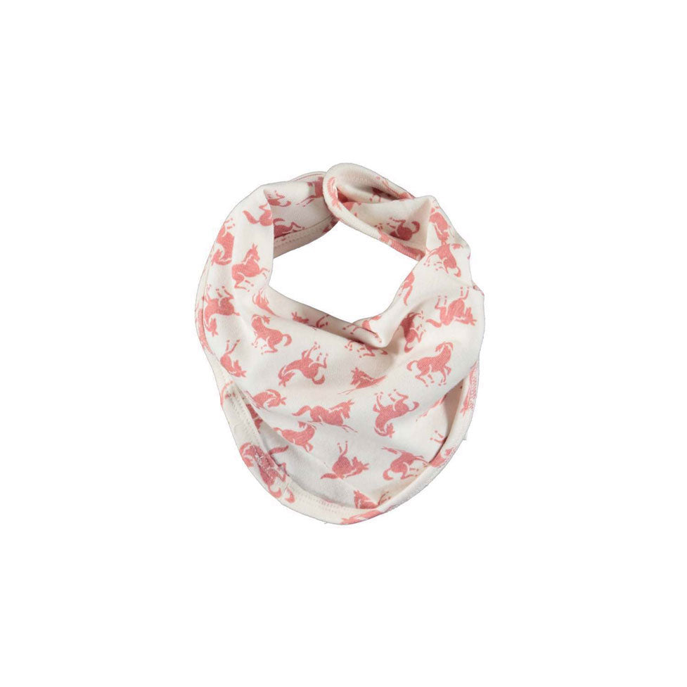 Molo Mini Horse Rose Nilo Hat And Bib Set