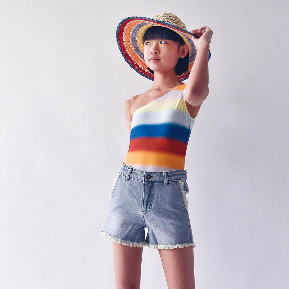 Molo Rainbow Straw Sun Hat