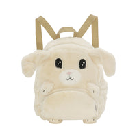 Molo Pearled Ivory Furry Bag Backpack