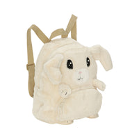 Molo Pearled Ivory Furry Bag Backpack