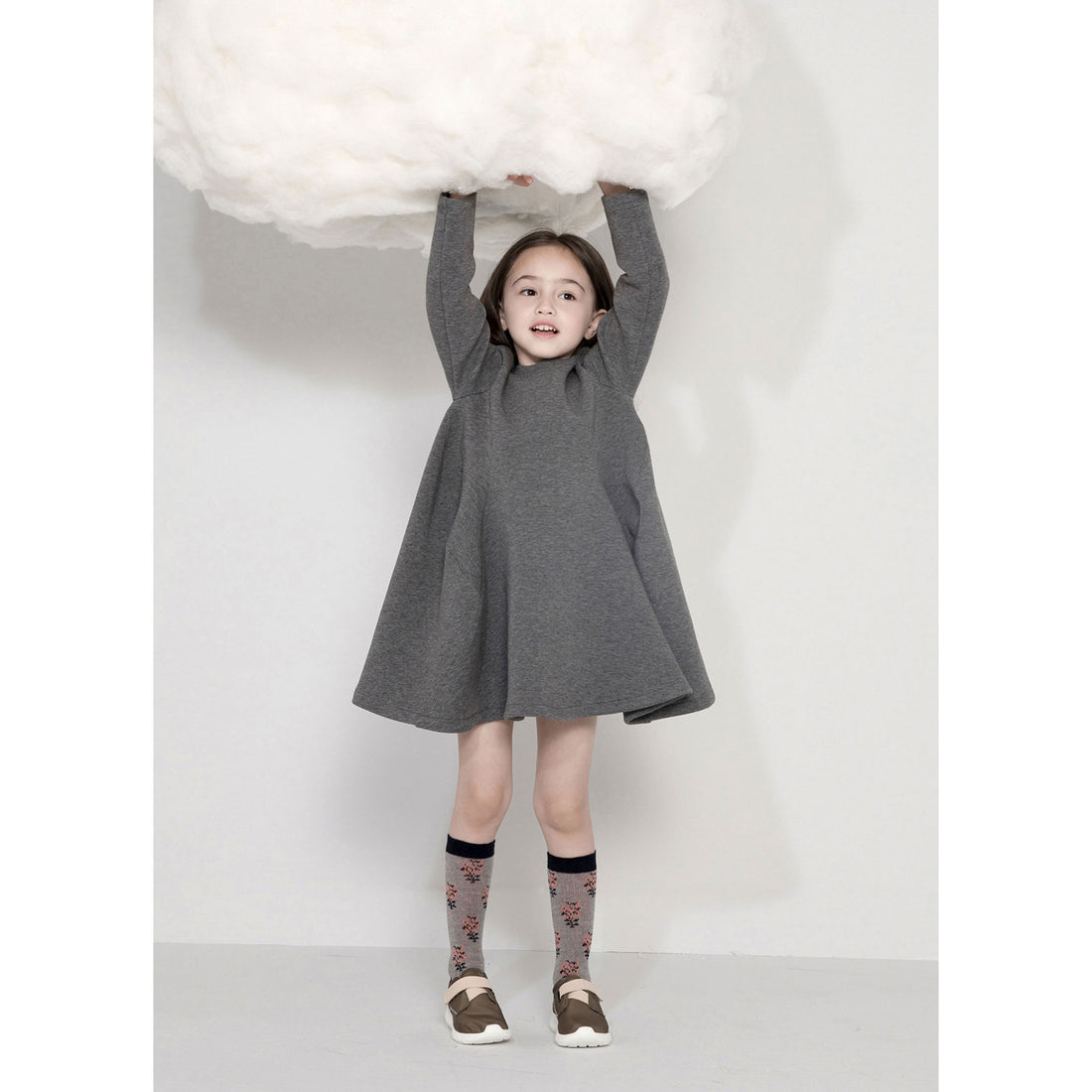 JNBY Grey Flair Dress