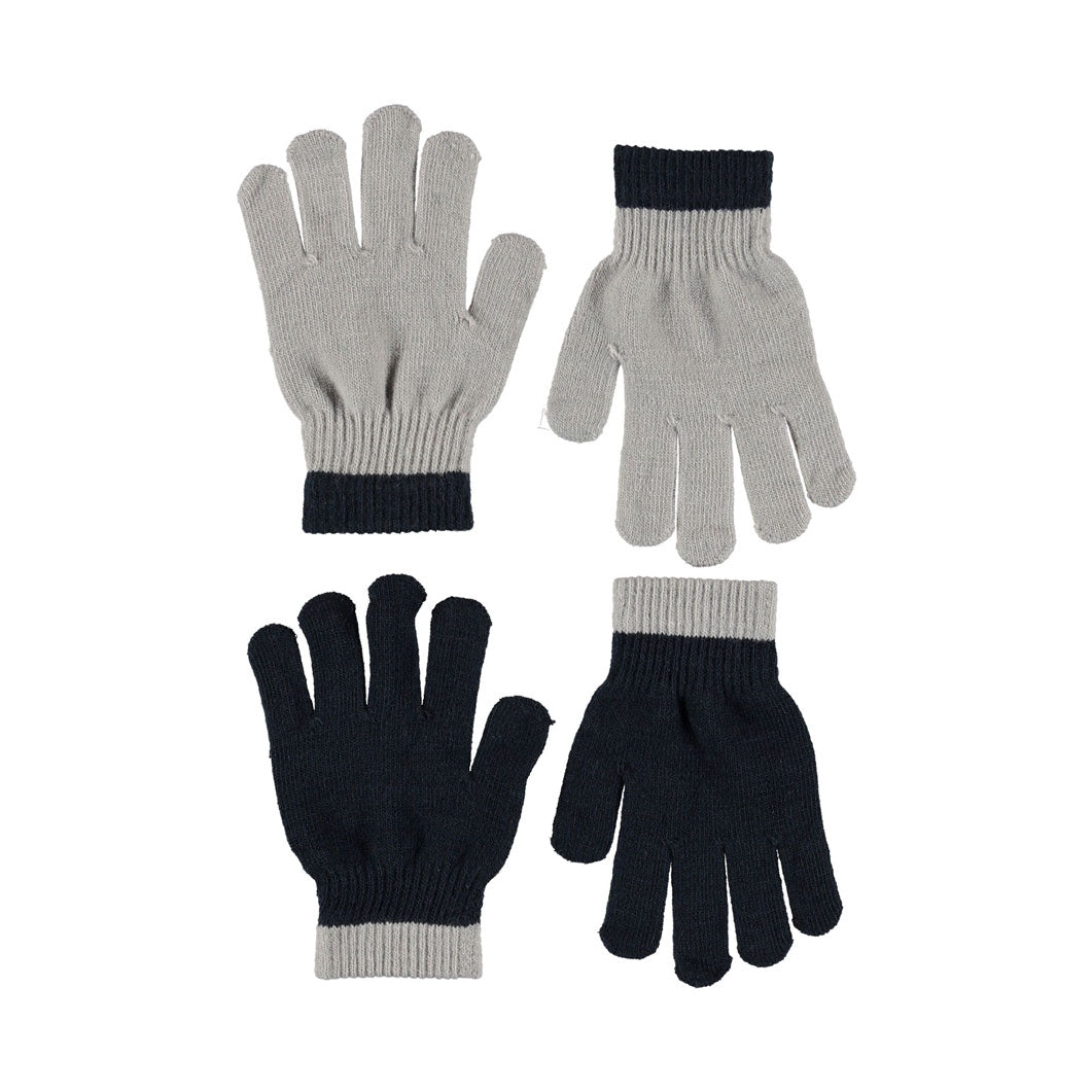 Molo Grey Melange Kello Gloves