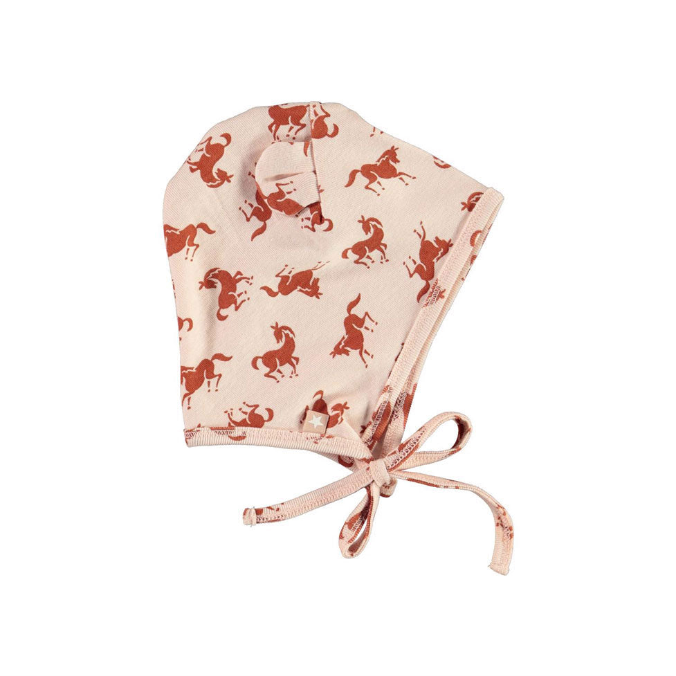 Molo Mini Horse Jersey Nilo Hat And Bib Baby Set