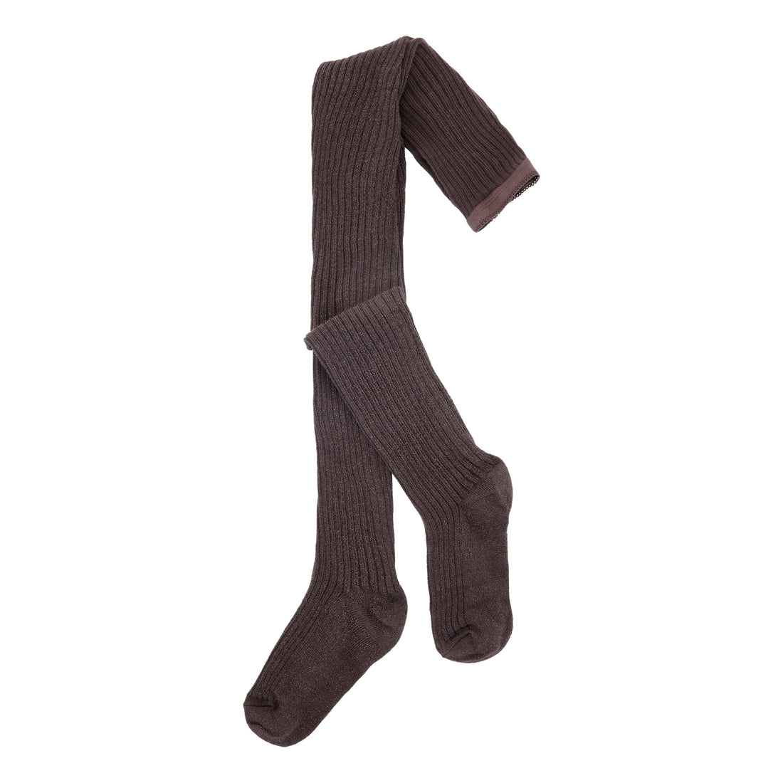 Molo Deep Oak Glitter Rib Tights
