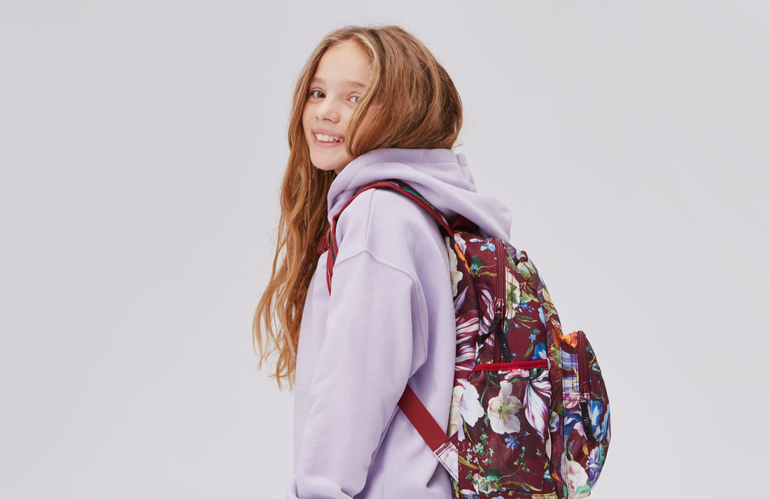 Molo Botanical Canvas Big Backpack