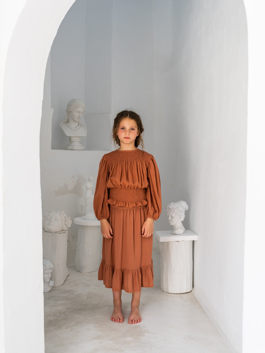 Belle Chiara Russet Clio Blouse