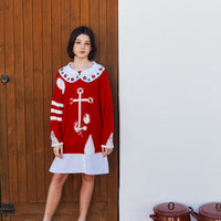 Fish and kids Sailor Knitted Sweater