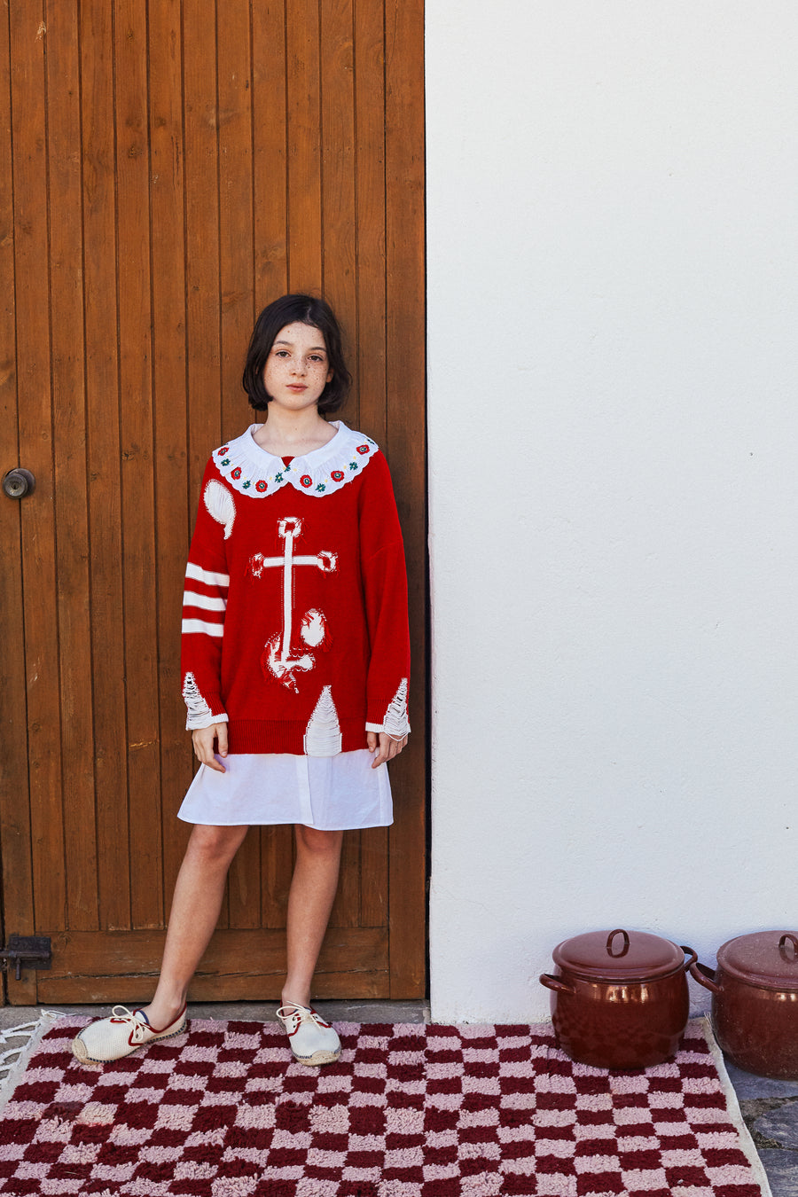 Fish and kids Sailor Knitted Sweater