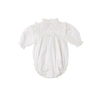 Bene Bene  Ivory Sheer Frill Romper