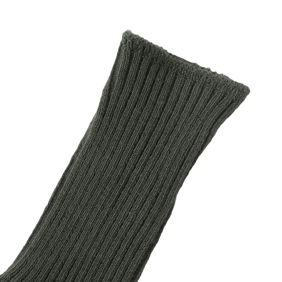 Bene Bene  Grey-Green Coloring Ribbed Socks