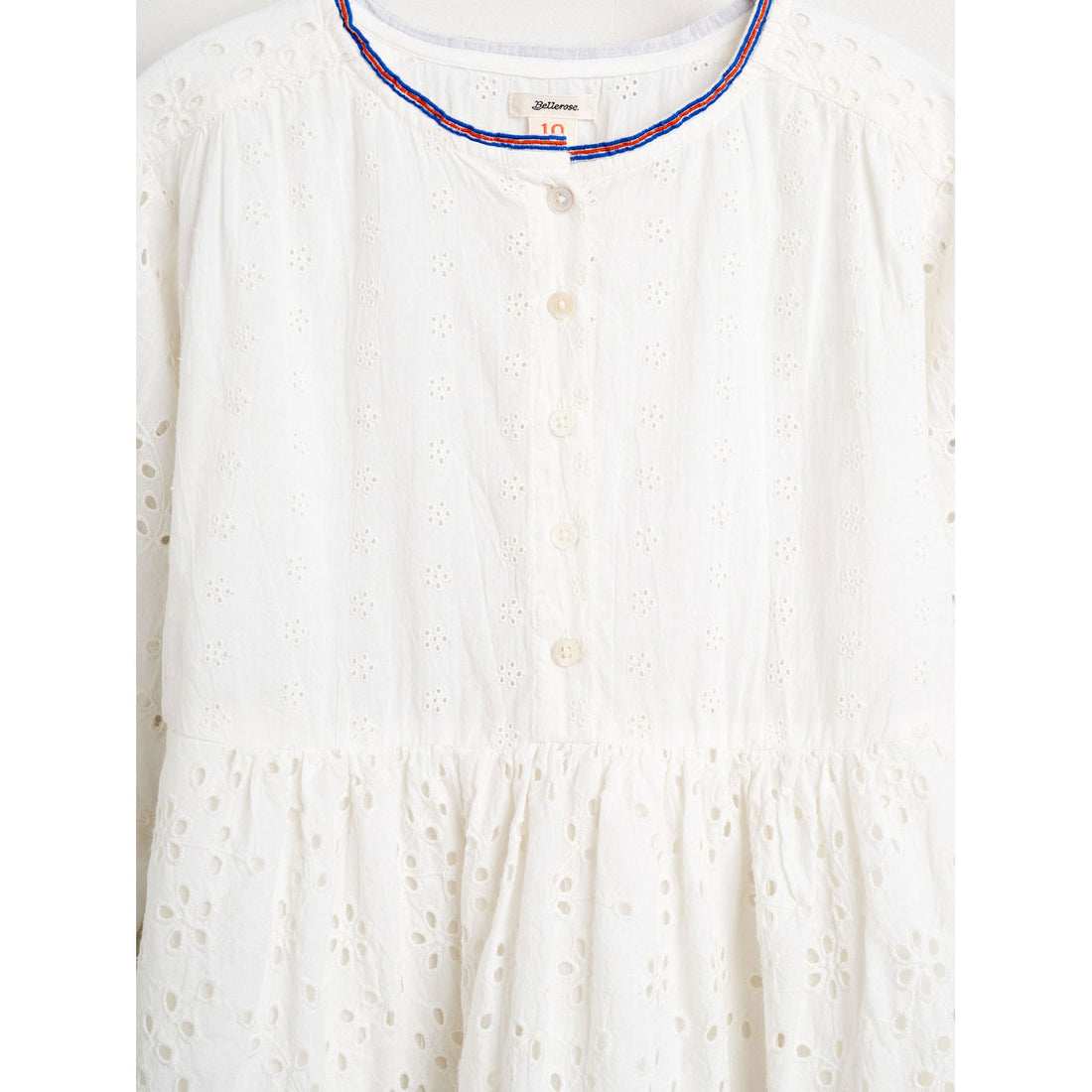 Bellerose Off White Eyelet Hoboes Dress