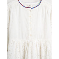 Bellerose Off White Eyelet Hoboes Dress