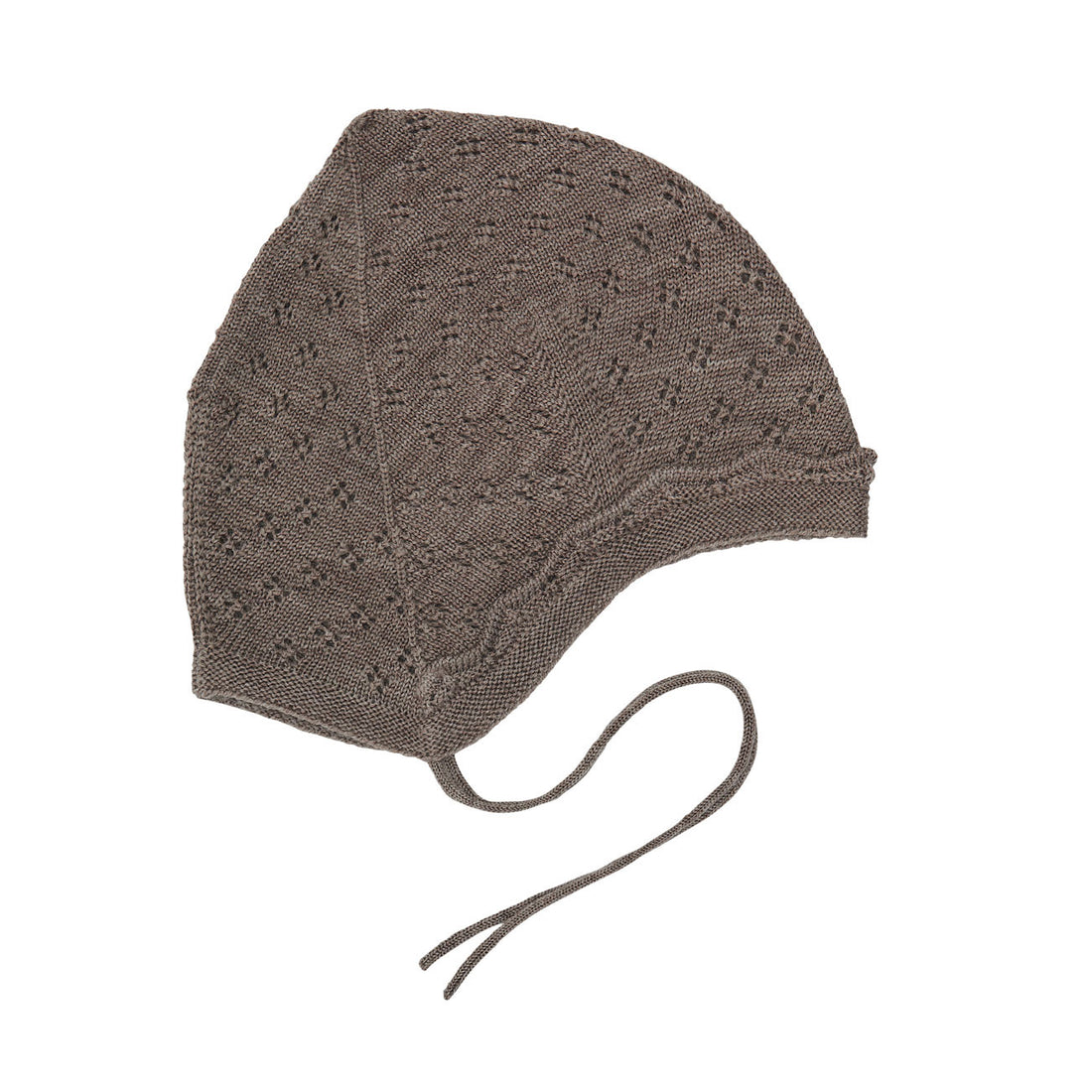 FUB Baby Pointelle Hat - Beige Melange