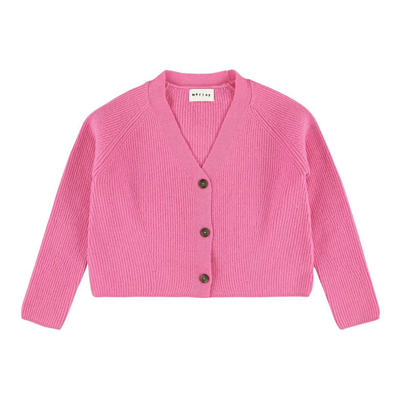 Morley OLSEN Cardigan - WOOL - Candy