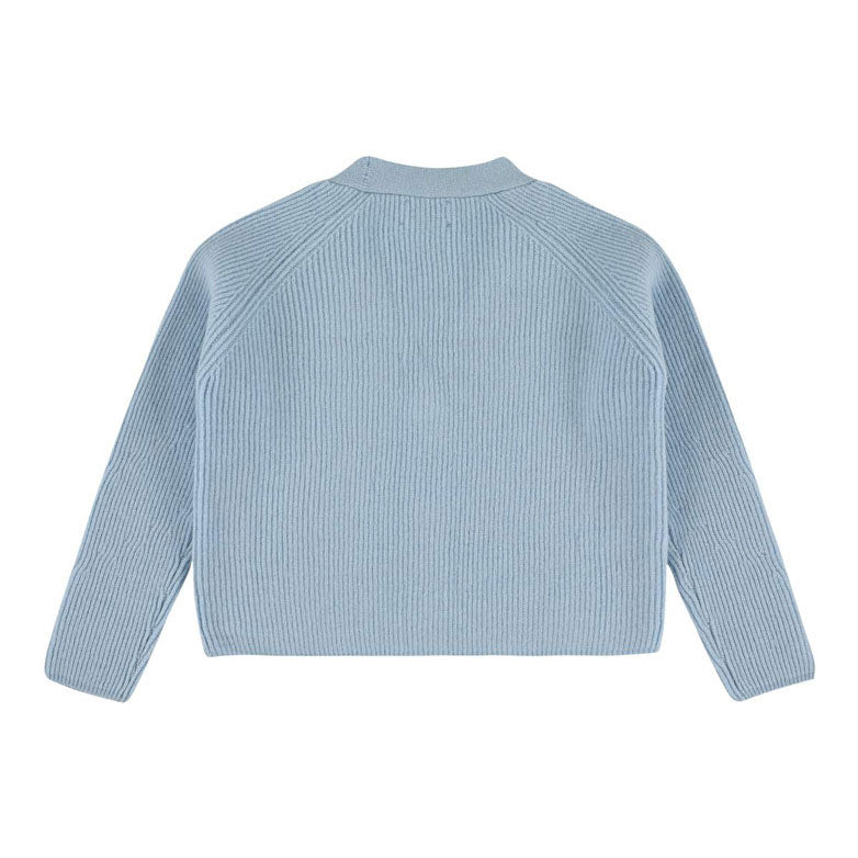 Morley OLSEN Cardigan - WOOL - Sky