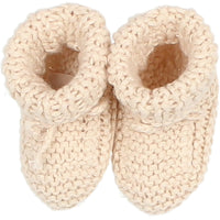 Buho Ecru NB Knit Booties