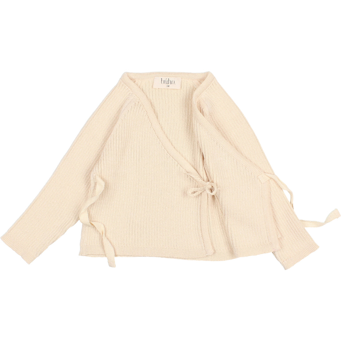 Buho Ecru NB Crossed Cardigan
