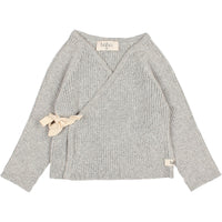 Buho Grey NB Crossed Cardigan