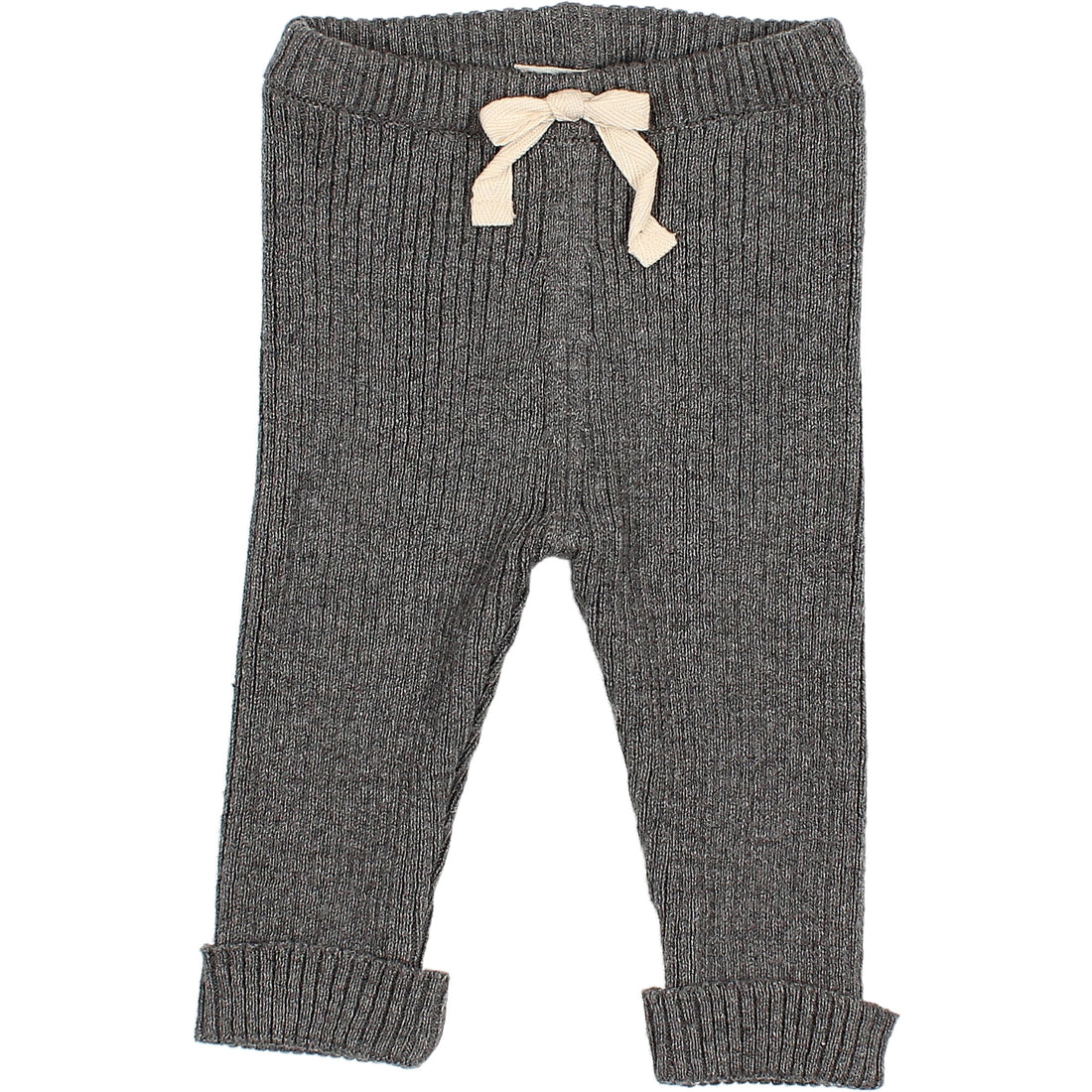 Buho Dark Grey NB Rib Knit Leggings