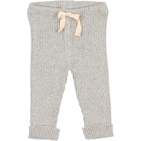 Buho Grey NB Rib Knit Leggings