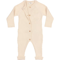 Buho Ecru NB Rib Knit Jumpsuit