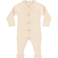 Buho Ecru NB Rib Knit Jumpsuit