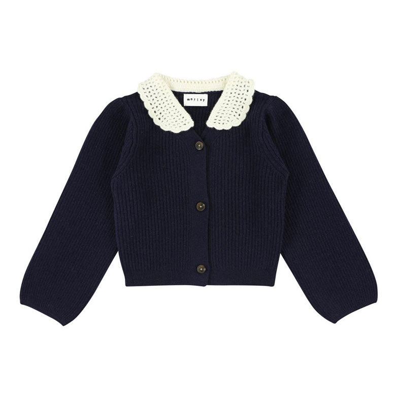 Morley REINE Cardigan - WOOL - Navy