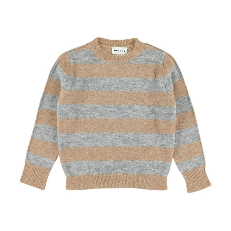 Morley REX Sweater Boys - ALPACA - Desert / Pebble
