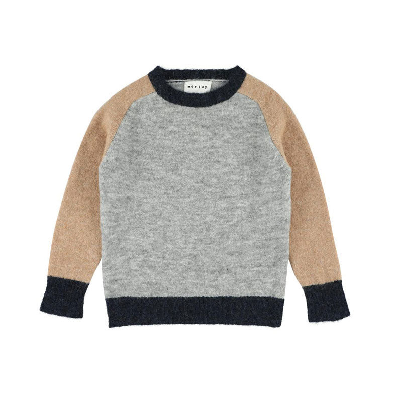 Morley ROCCO Sweater Boys - ALPACA - Pebble