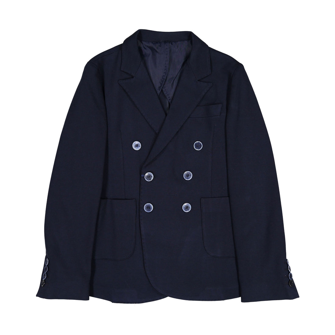 Manuelle Frank Navy Double Breasted Blazer