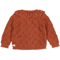 Buho Rust Baby Boho Cardigan