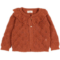 Buho Rust Baby Boho Cardigan