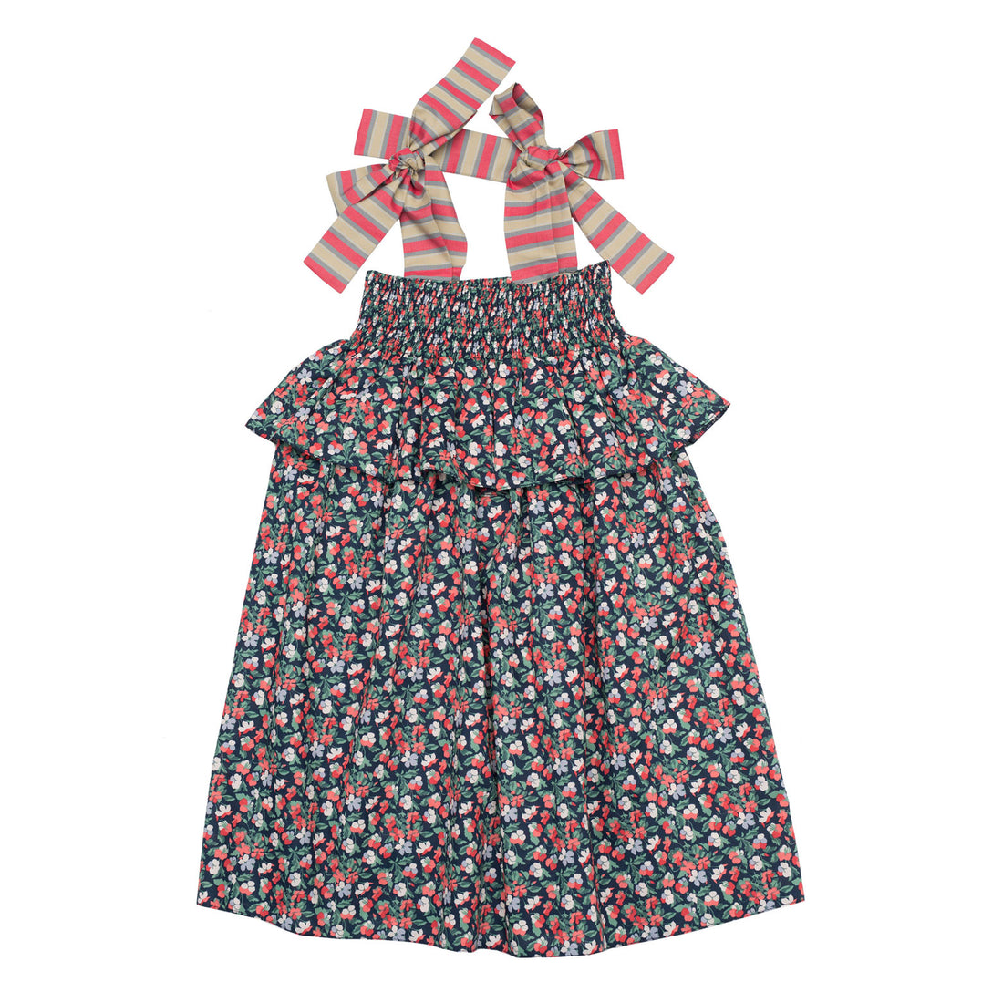 Paade Mode Red Pansy Liberty Cotton Dress