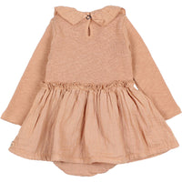 Buho Latte Baby Lurex Combi Dress