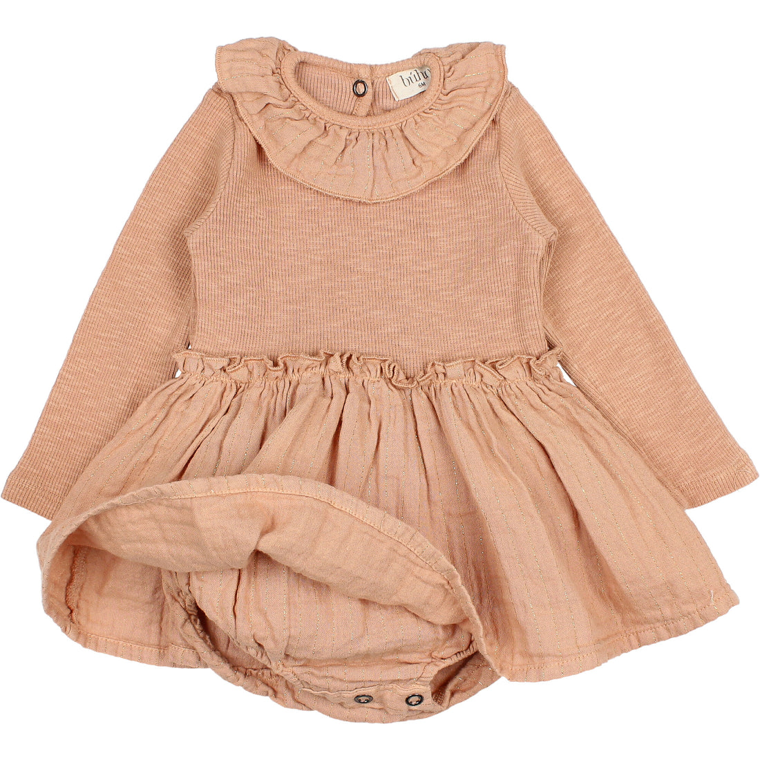 Buho Latte Baby Lurex Combi Dress