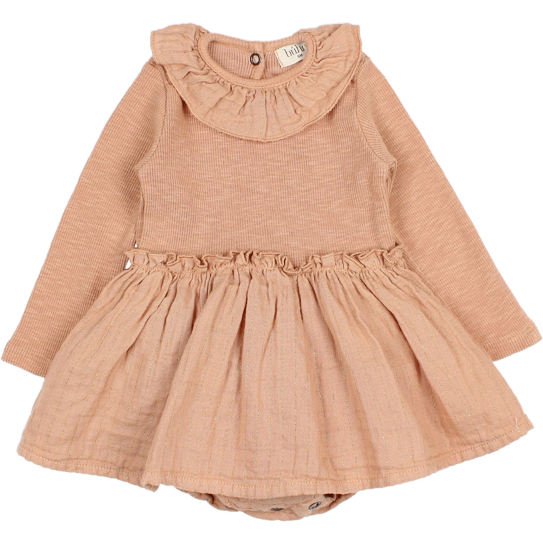 Buho Latte Baby Lurex Combi Dress