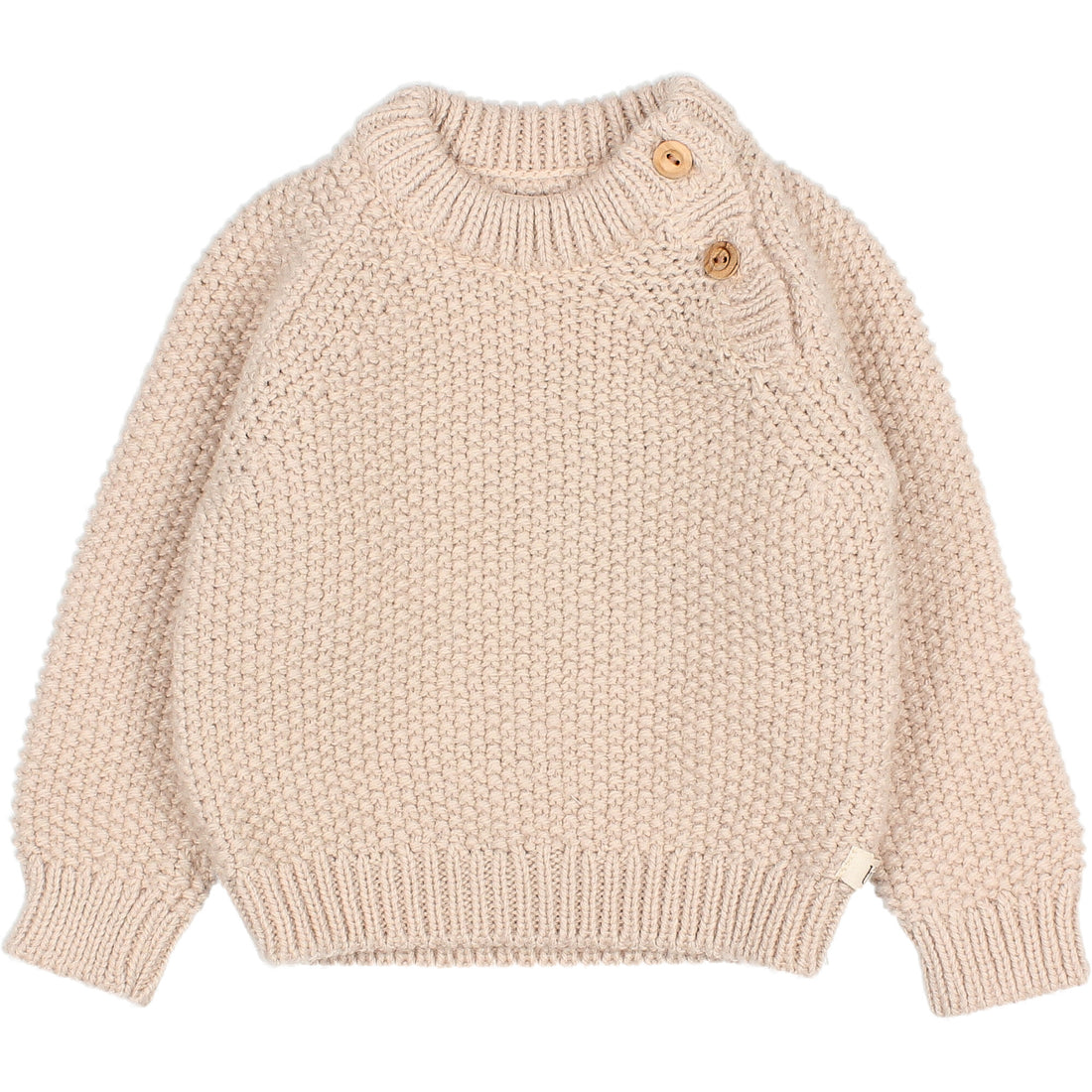 Buho Cream Baby Rice Knit Sweater
