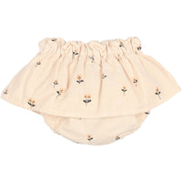 Buho Cream Print Baby Romance Skirt Culotte