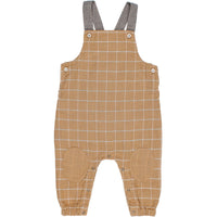 Buho Check Amber Baby Check Dungaree