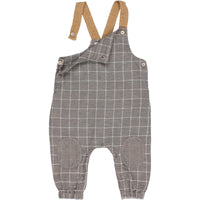 Buho Check Grey Baby Check Dungaree