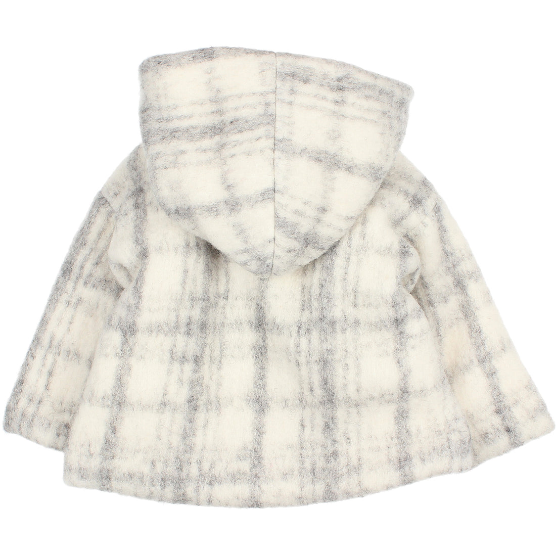 Buho Plaid Baby Hooded Jacket