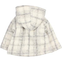 Buho Plaid Baby Hooded Jacket
