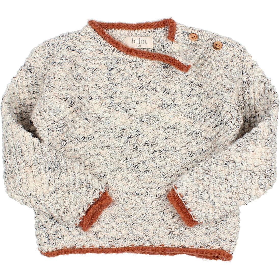 Buho Natural baby Folk Sweater