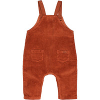 Buho Rust Baby Corduroy Dungaree