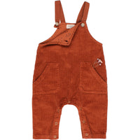 Buho Rust Baby Corduroy Dungaree