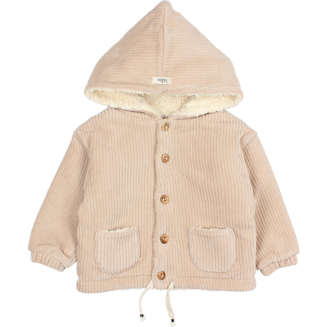 Buho Brush Baby Knit Velour Jacket