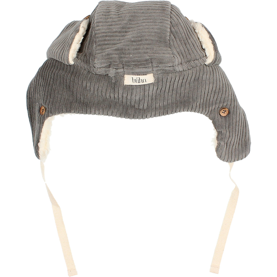 Buho Elephant Baby Knit Velour Hat